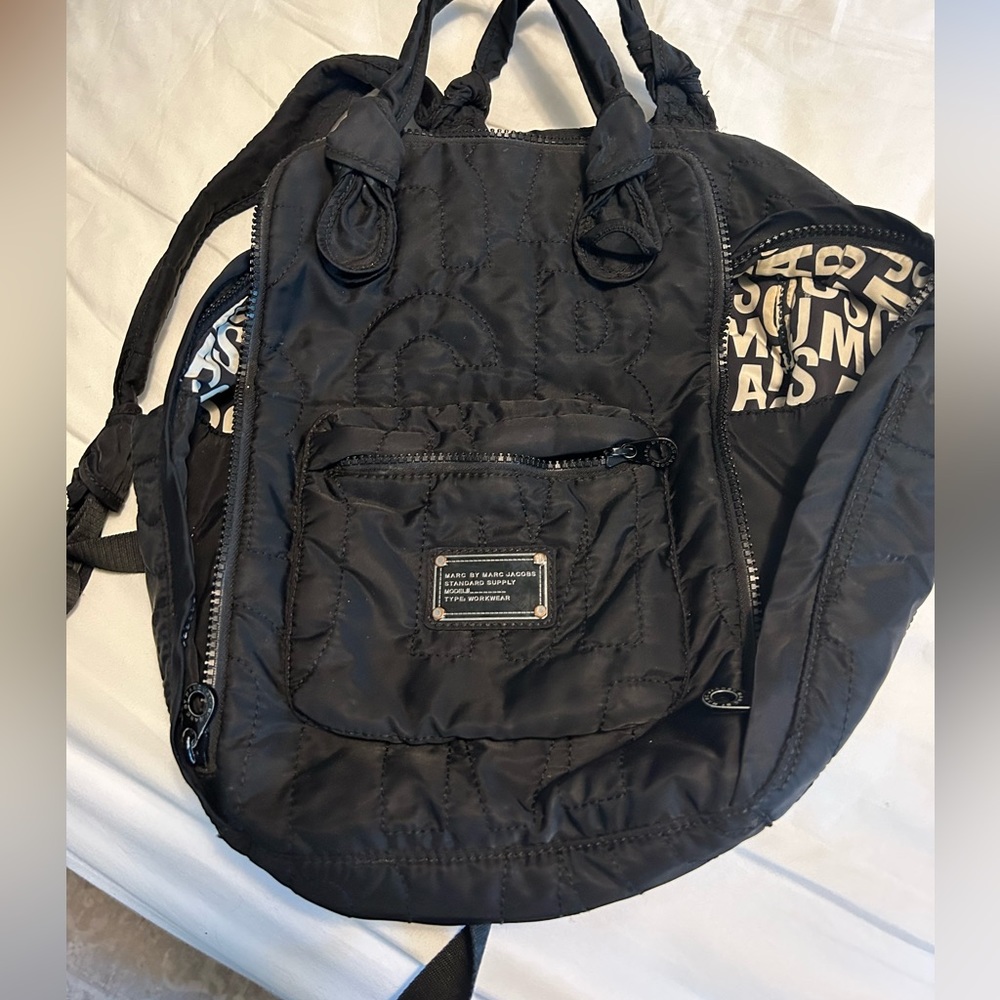 Marc Jacobs black backpack